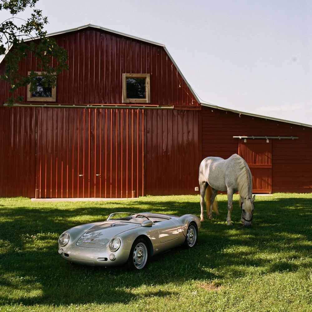 You should definitely add this mini Porsche 550 to your collection